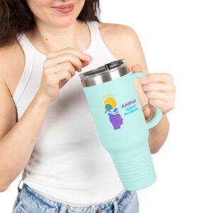 Stylish Insulated Travel Mug for On-the-Go Hydration, Perfect for Students, Teachers, and Eco-Conscious Individuals, 40oz Coffee Cup